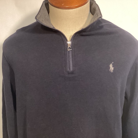 Polo Ralph Lauren mens 1/4 zip Sweater size large - Picture 2 of 12